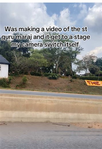 What a surprise I was making a video of the st guru maraj in Ibadan and my camera automatically switched