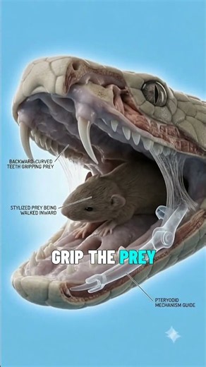 What Actually Happens Inside a Snake When It Swallows Prey Whole? 🐍