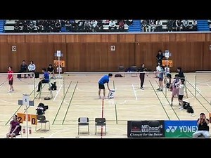犬嶋宏介/今村涼(日本体育大学/青山学院大学)vs江口心/上岡美月(日本大学/法政大学) 【第76回全日本学生バドミントン選手権大会混合ダブルス】