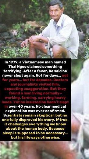 The Man Who Didn’t Sleep for 40 Years 😳