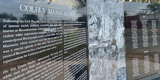 Marking history: new memorial unveiled on 150th anniversary of Colfax Massacre