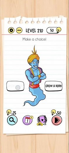 Brain Test Level 210 Solution & Walkthrough | Tricky Puzzles (Android & iOS Shorts)