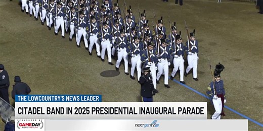 VIDEO: The Citadel’s Cadets to march in Monday’s presidential inaugural parade
