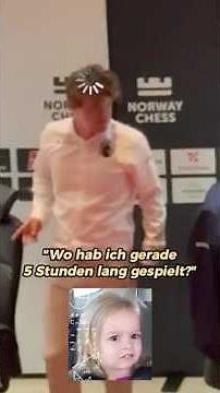 Magnus Carlsen vergisst, wo er während 5 Stunden gespielt hat ☠️
