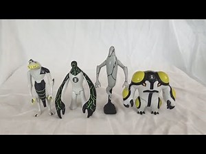 Ben 10 Action Figure Review- Ripjaws, Upgrade, Ghostfreak, Cannonbolt