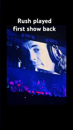 Rush played first show back set list special guest #concert #rush #livemusic #progressiverock