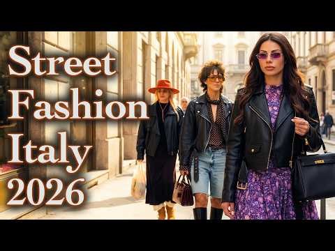 EPIC Milan Street Fashion 2026: Dress to Impress with Bold & Confident Style. Luxury Fashion VLOG