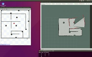 基于gmapping的仿真建图