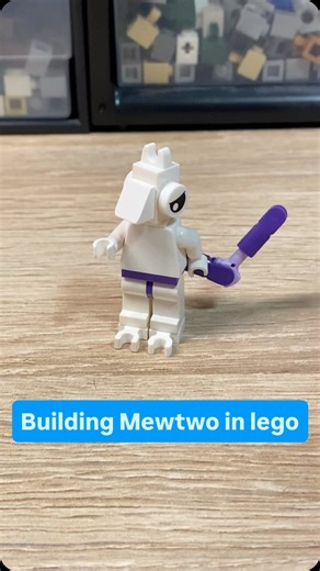 @brickbaraka | Building Mewtwo in lego #legomoc #fyp #pokemon #mewtwo #legominifigure | Instagram