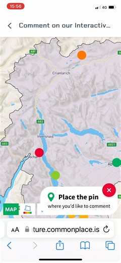 We’ve been asking you to join a conversation about the way each of us live in, work in and visit the National Park to help achieve a shared vision for the area. And there’s lots of ways you can get involved - full survey, short survey…or simply drop a pin in our interactive map and tell us about your experience of an area. Let us know how you imagine the future of the National Park https://lomondtrossachsfuture.commonplace.is/en-GB/map/sample-map #HereNowAllofUs | Loch Lomond & The Trossachs Nat