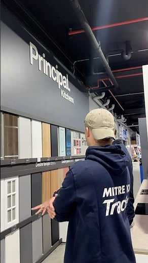 Kitchen plans sorted with the legends at Mitre 10 Trade and Principal Kitchens! #ad