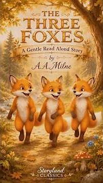 The Three Foxes by A.A. Milne | Vintage Illustrated Read Aloud