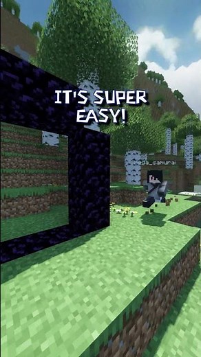 Try this Portal trick in your next Minecraft world