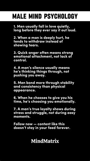 Psychology Facts That Explain How Men Really Think #psychology
