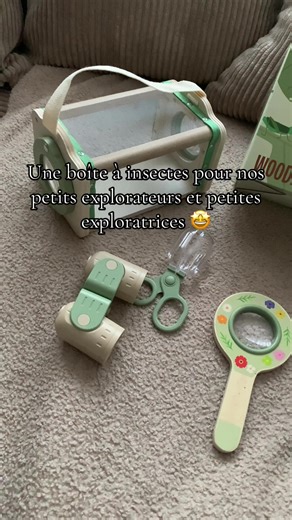 Une boîte à insectes pour nos petits explorateurs et exploratrices… Actuellement chez @actionfrance Abonne-toi pour suivre notre quotidien, nos idées et nos activités 🤍 #maman #viedemaman #mamande3 #activiteenfant #pourtoi