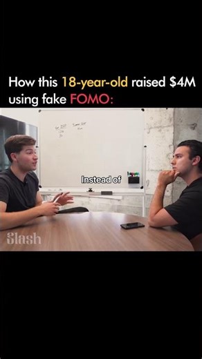 How By Creating Fake FOMO He Raised $4M.‪@SlashFinancial‬