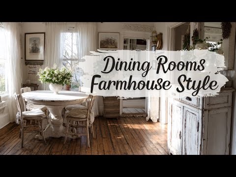 Farmhouse & French Country Dining Rooms | Timeless Tables, Whites, Woods & Soft Color