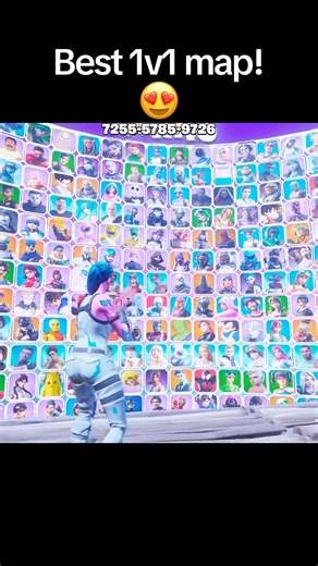 skin map in fortnite! 😍 #fortnite #1vs1 #foryou
