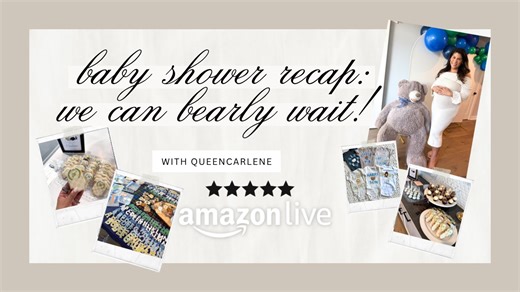 Watch teddy bear baby shower must haves 🧸🍼 on Amazon Live