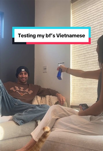 He secretly started taking viet lessons when we started dating — we’re coming up on 2 years :p @Cole Lawson #vietnamese #oxfordstudy #learnviet #viet