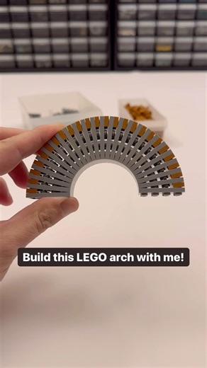 Jordan Fiedler PE, SE on Instagram: "Let’s build a LEGO arch! Arches are an incredible tool for engineers to use when spanning across some horizontal distance. With some @lego 1x2 and 2x4 plates you can make your own arch too! More to come explaining how arches are used in the structural engineering world! #lego #legoarch #legoengineering #structuralengineering #brickgineer"