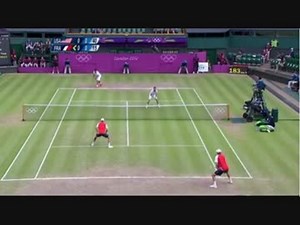 ロンドン五輪2012　テニス男子ダブルス決勝　ハイライト