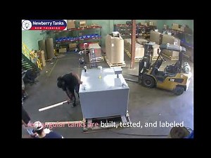 Newberry Tanks' Rectangular Double Wall Used Oil Tank Package – Secure Waste Oil Storage Solutions