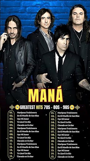 Amor Clandestino - MANA MEJORES EXITOS🎸30 SUPER ÉXITOS ROMÁNTICAS INOLVIDABLES MIX #Mana #rocklatino
