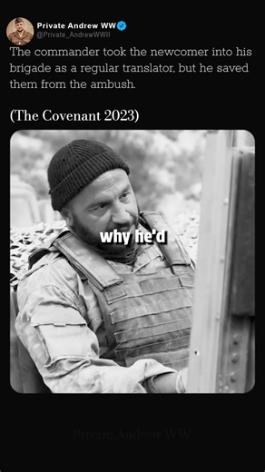 The Covenant 2023 #worldwarii #history #movie