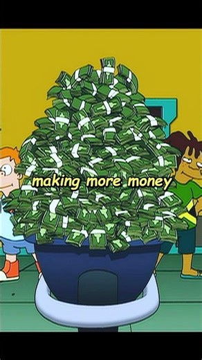 The company of the PhD was acquired by his son? #futurama #cartoon #animation