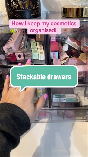 Organize Your Makeup with Stackable Drawers – Here's How!