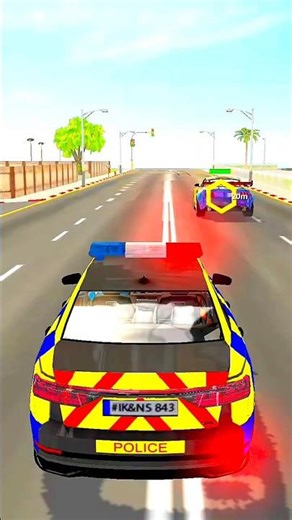 Police Car Chase Simulator 3D - Real City Cop Pursuit Gameplay (Android)