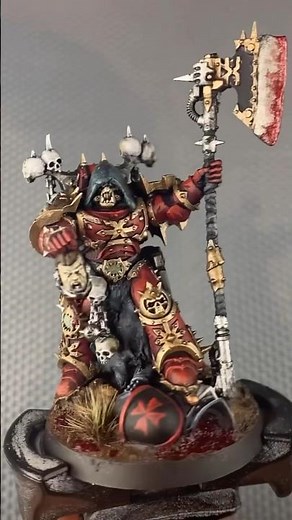 World Eaters Master of Executions painting process! #40k #warhammer40k #warhammer #painting #paint