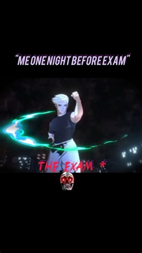 pov: "tomorrow is your exam and your syllabus be like 💀🥶" #shorts #gojoedit #jjk #sukuna #exammeme