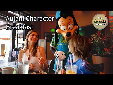 Breakfast With Goofy in Paradise! | Aulani’s Makahiki Character Dining