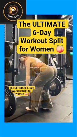 The ULTIMATE 6-Day Workout Split for Women 🍑 #usa #usafitness #kbeauty #kfitness