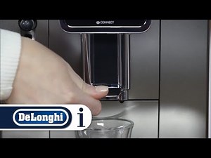 How to set up De'Longhi Dinamica Plus ECAM 370.95 bean-to-cup to make espresso for the first time