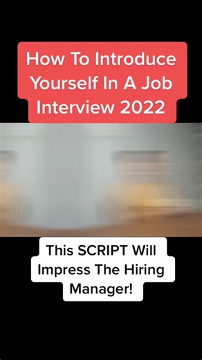 36 reactions | How to Introduce Yourself In A Job Interview #interviewskills #interviewtips #interviewquestions #careervidz #careervidz | Career Vidz | Facebook