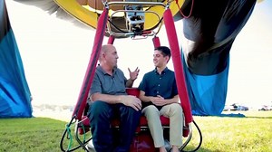 World's first paraplegic hot air balloon pilot speaks about determination to fly