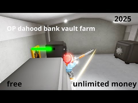 NEW da hood bank vault money farm, Free, unlimtied money, auto serverhop