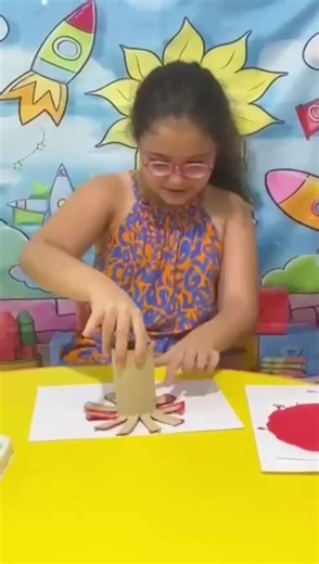 Color Printing and Collage Activity Children can learn about shapes and colors through a fun art activity. They make colorful prints using different shapes, then add pieces of colored paper to create a collage picture. This activity helps them develop creativity, fine motor skills, and an understanding of shapes and colors. It also encourages self-expression and gives them confidence as they see their artwork come to life. Chubby Cheeks Nursery. Call us for more information : 03646816 ‎For Whats