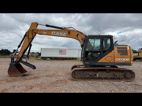 Case CX 130 D Excavator + Hydraulic Thumb
