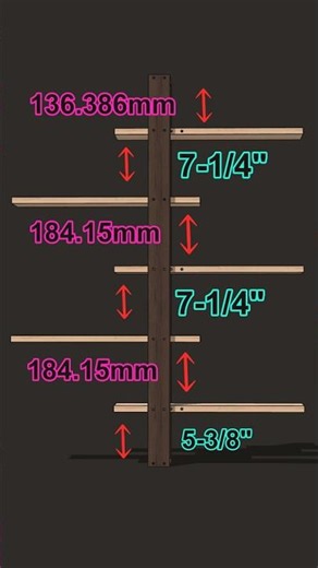 Building A Simple 40 Minute #wooden #wallshelf That Looks Amazing #short #woodwork
