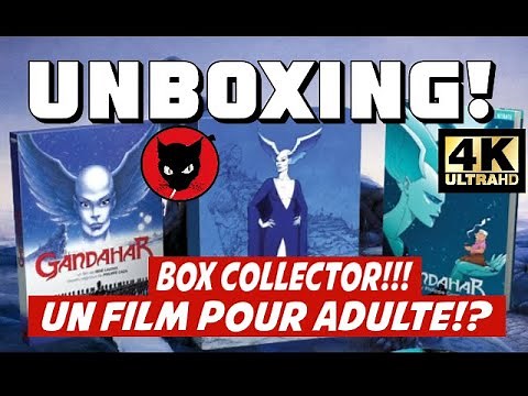 GANDAHAR ★ POUR ADULTE!? BOX COLLECTOR LIMITÉE 4K UHD/BLU-RAY + Livre UNBOXING! LE CHAT QUI FUME 🙀