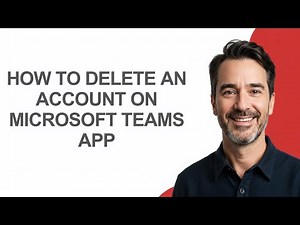 How to Delete an Account on Microsoft Teams App - KevinHowTo