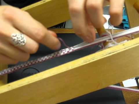 Finishing your inkle loom weaving