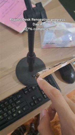 Project Desk Renovation progress - Day 4