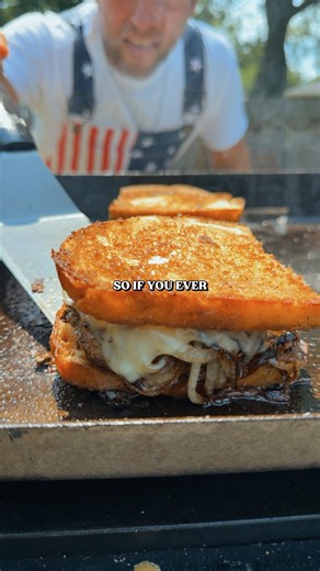 Sourdough patty melt