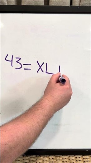 How to Write 43 in Roman Numerals