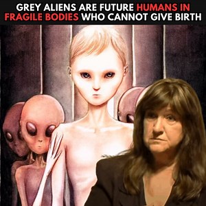 4.7K views · 51 reactions | Greys Are Future Humans In Fragile Bodies Who Cannot Give Birth Said Alien Contactee Nadira Duran #aliens #UFO #paranormal #ancientalien #greyalien | The Extraterrestrial Library | Facebook
